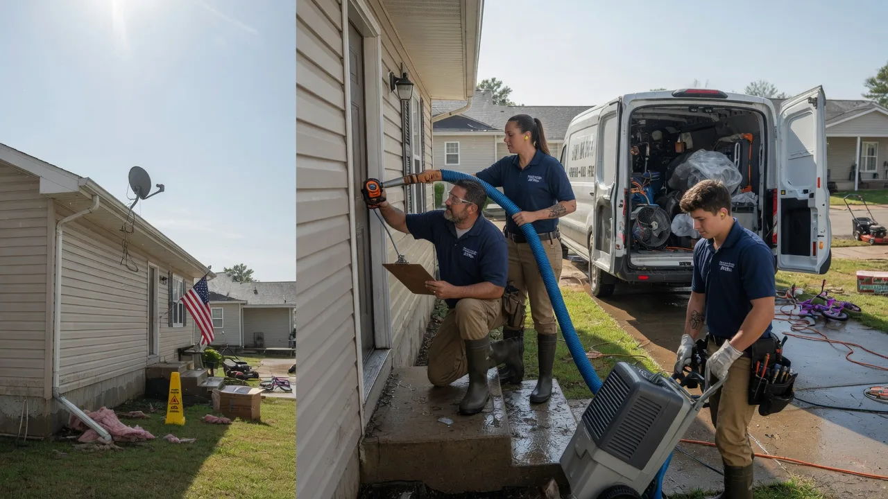 Ceiling Water Damage Restoration in Winthrop, ME near me